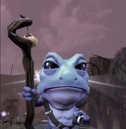 Create meme: game dota 2 , Courier frog dota 2, game dota