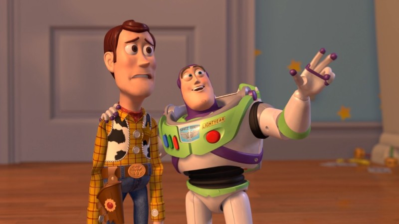 Create meme: buzz and woody, toy story , buzz Lightyear and woody