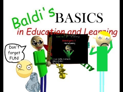 Create meme: basics in education, baldi's basic, baldi basics