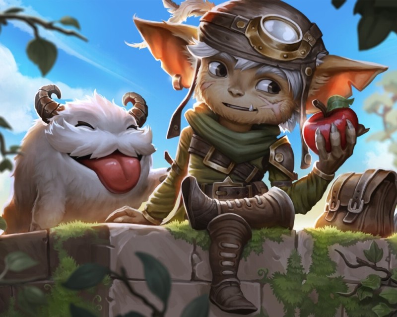 Create meme: teemo, league of legends world, timo