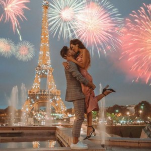 Create meme: lovers, Paris romance