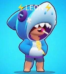 Create meme: Leon brawl stars, Lena shark from brawl stars, brawl stars