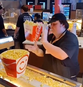 Create meme: food, popcorn