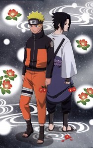 Create meme: naruto and Sasuke on the Desk, naruto Sasuke and naruto, naruto and Sasuke poster