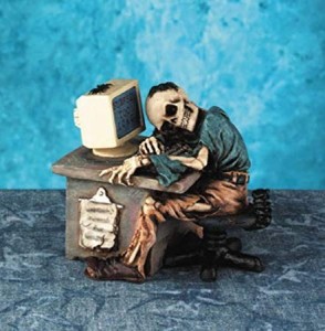 Create meme: skeleton at the computer photo, skeleton for PC, skeleton at computer figure