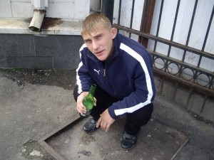 Create meme: kid Gopnik, chavs, cattle