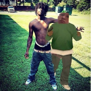 Create meme: chief Keef photo, chief keef fredo santana, chief keef smokes