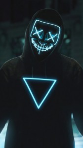 Create meme: neon mask, neon
