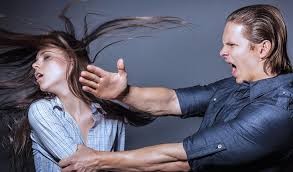 Create meme: woman , domestic violence, the man beats the woman