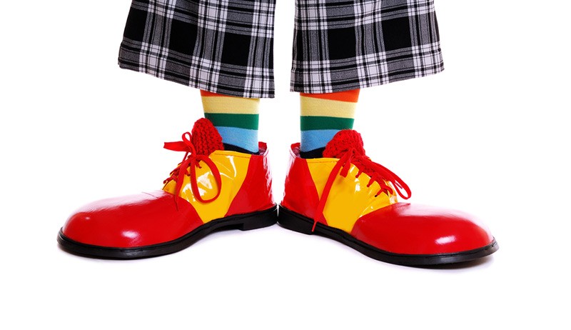 Создать мем: клоунские туфли, ботинки клоуна, клоун обувь
