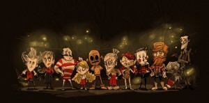 Создать мем: донт старв персонажи, все персонажи донт старв, don't starve