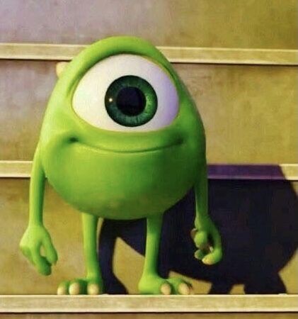 Create meme: Mike Vaz Monsters University, Mike Vazovsky monster Corporation, Little Mike Wazowski