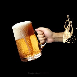 Create meme: beer, beer mug, beer mug toast