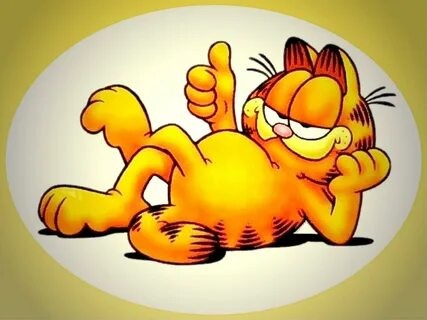 Create meme: garfield ate too much, garfield friday, cartoon Garfield