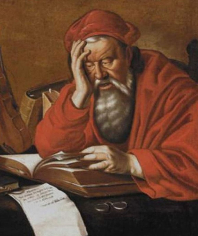 Create meme: saint jerome in his study, hieronymus of Stridon, preparing for exams
