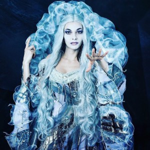 Create meme: the makeover for the snow Queen in the new year, the snow Queen, snow queen