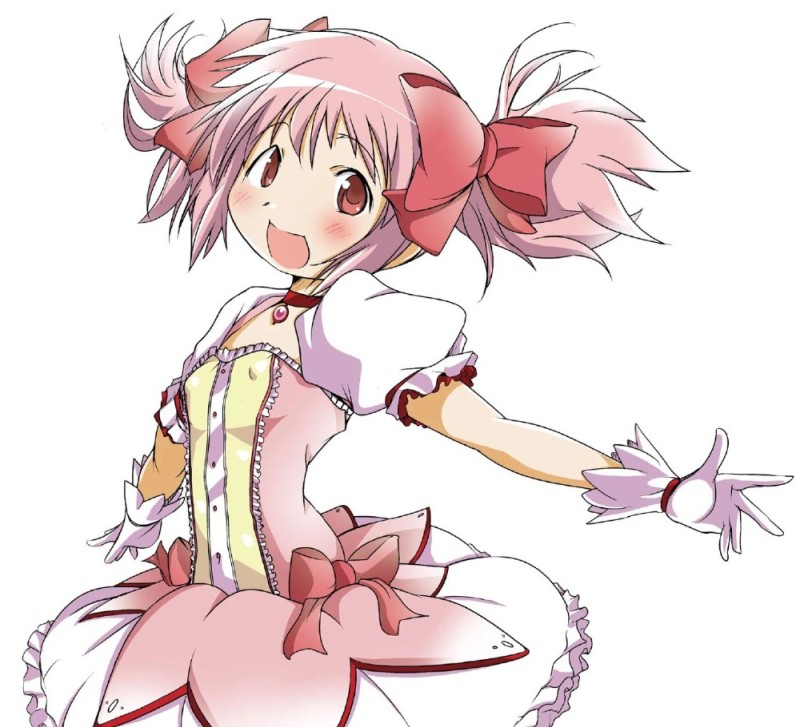 Create meme: madoka kaname, madoka magika anime, madoka anime