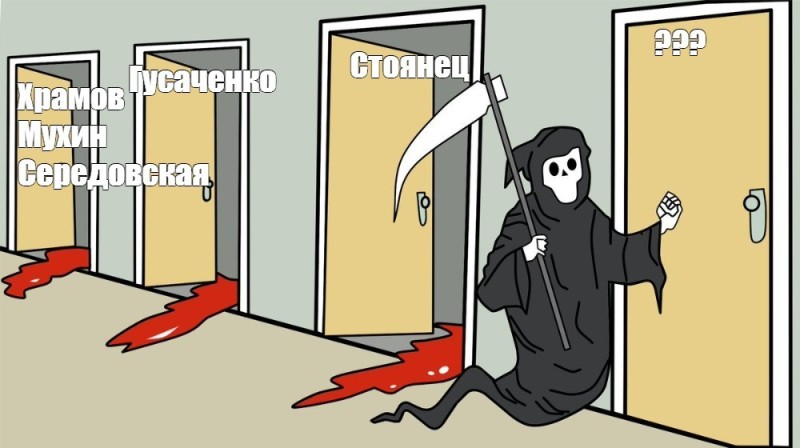 Create meme: a meme with death and doors, meme the grim Reaper, meme death with a scythe and doors