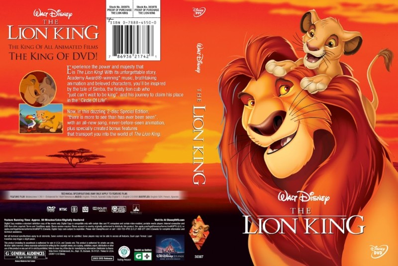 Создать мем: король лев 2 гордость симбы двд диск, the lion king simba, король лев мультфильм 1994