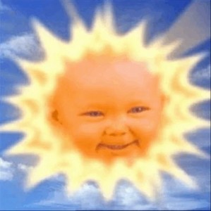 Create meme: Teletubbies, the sun from Teletubbies meme for installation, the sun from Teletubbies