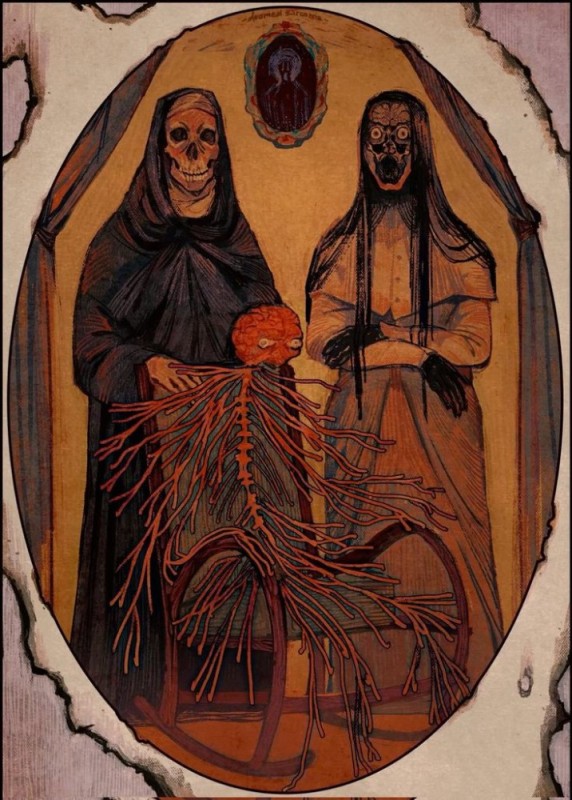 Create meme: Santa Muerte holy death, Bene Gesserit dune, The image of death