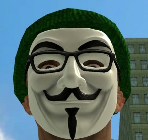 Create meme: vendetta, face, mask hacker