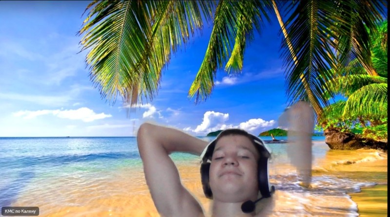 Create meme: the background is the sea, The palm sea, beach tropical