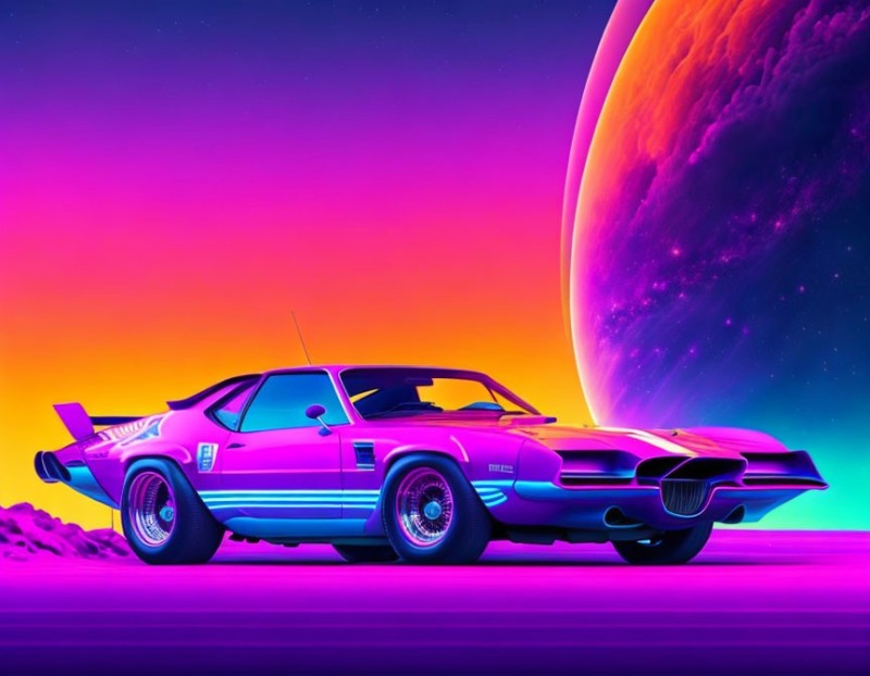 Create meme: eaglemoss delorean special edition wheels, marcos retrowave, synthwave