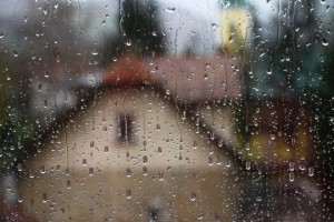Создать мем: raindrop in church installation, rain, window