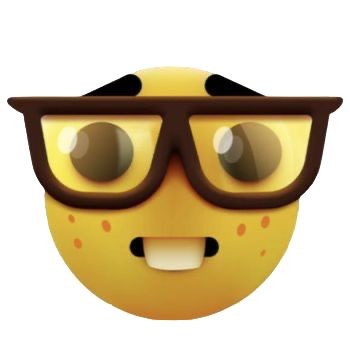 Create meme: glasses emoticon, smiley with glasses, emoji smiley face