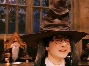 Создать мем: синистра гарри поттер, sorting hat, гарри поттер распределяющая шляпа