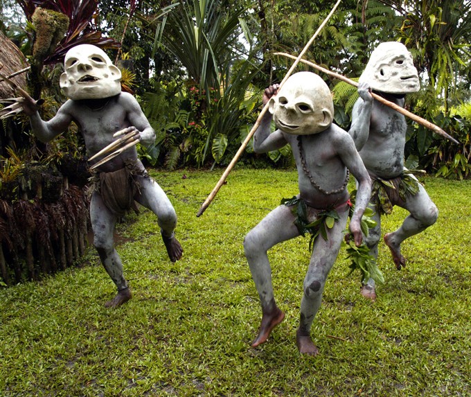 Create meme: The Asaro tribe, mud men of Asaro Papua new Guinea, tribes