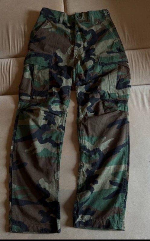 Create meme: US Army woodland trousers, camouflage pants, military trousers