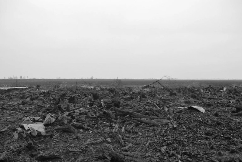 Create meme: The scorched lands of the Second World War, The field after the battle, the battlefield