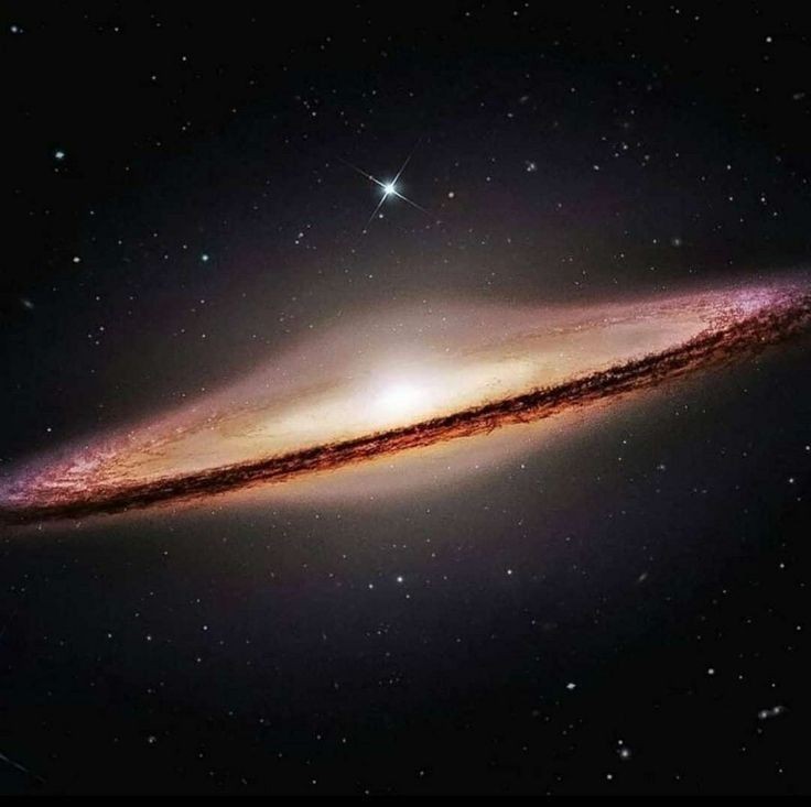 Create meme: Sombrero galaxy, Galaxy M104 sombrero, andromeda nebula galaxy