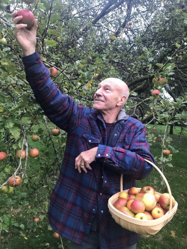 Создать мем: picard, попали, apple picking