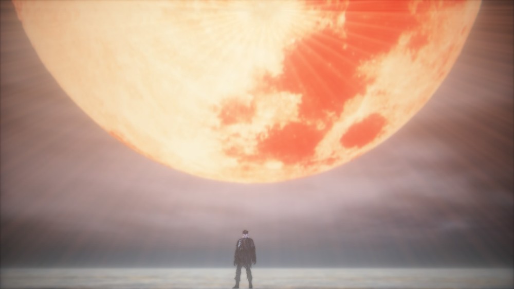 Create meme: bloodborne blood moon, blood moon, red moon