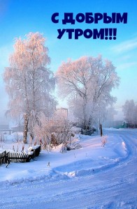 Create meme: good morning winter, landscape winter, winter nature