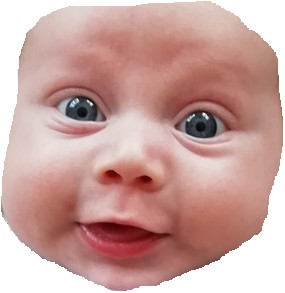 Create meme: children's faces, the baby is in shock, funny faces children