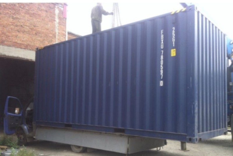 Create meme: 40 feet container, marine container 40 feet, The 40-foot container is new