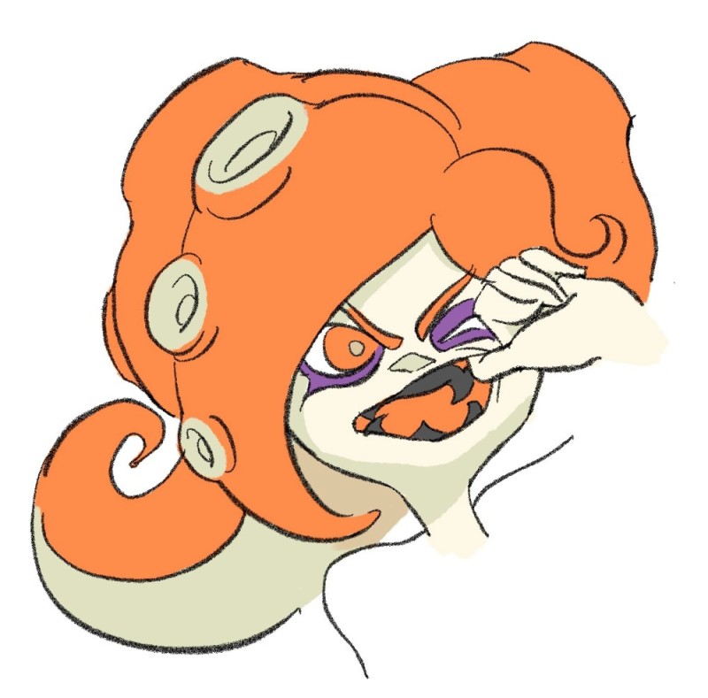 Create meme: splatoon octoling, marina splatoon, splatoon 2 art