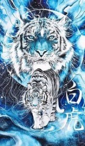 Создать мем: рисунок тигра, тигр, ледяной тигр