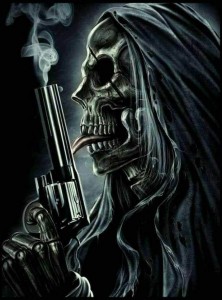 Create meme: grim reaper, skull of death