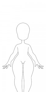 Создать мем: тело рисование, f2u base human, манекен тела человека для рисования