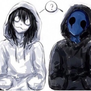 Create meme: Jeff the killer and eyeless Jack