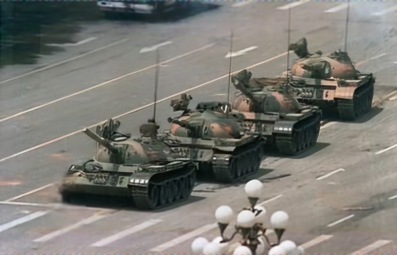 Create meme: Tiananmen Square 1989 Unknown Rebel, Tiananmen 1989 tank, Tiananmen 1989 tanks