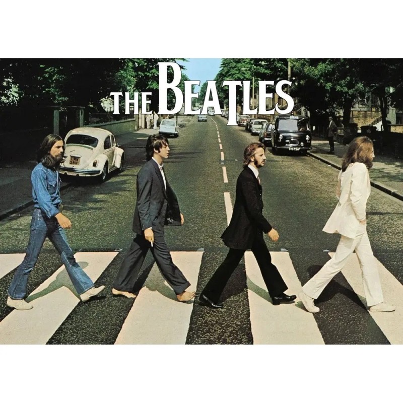 Create meme: the Beatles, Beatles Abbey Road cover, The Beatles band poster