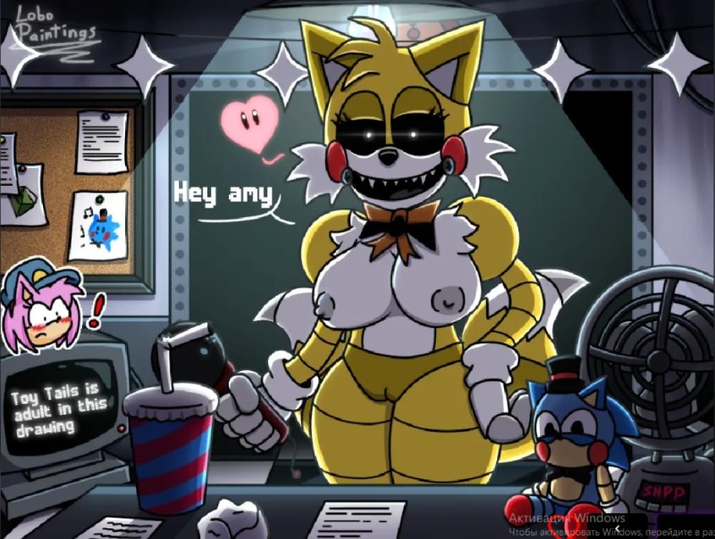 Create meme: mobox87 FNAF comics, Tails is an animatronic, FNAF comic ask the characters