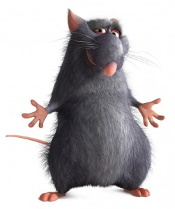 Create meme: oops your mother Gigi steps, rat, Ratatouille