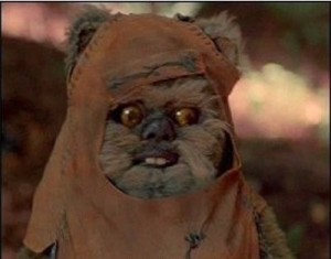 Создать мем: ewok, эвоки, Эвок